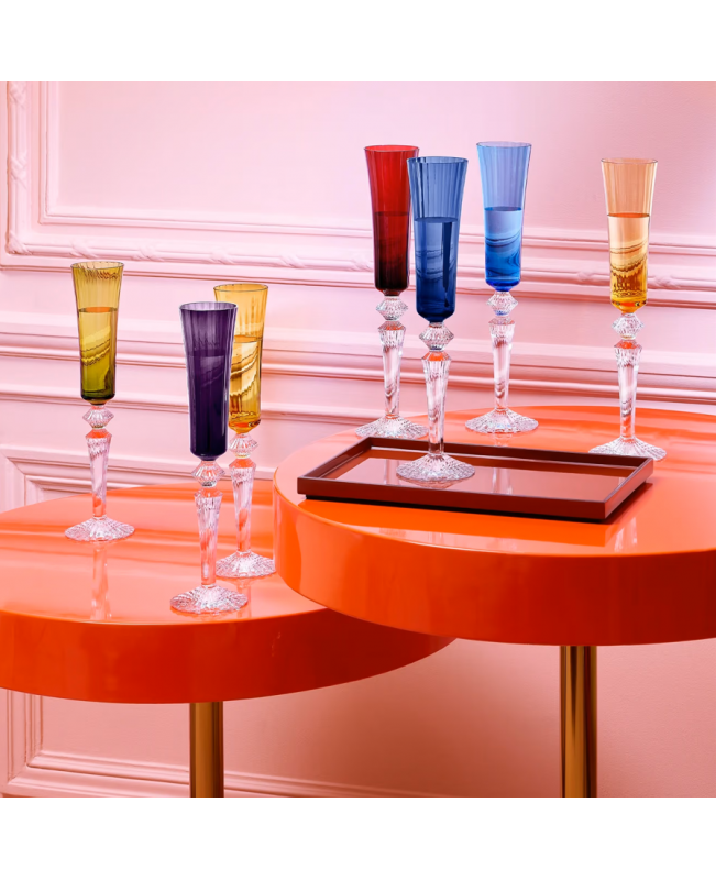 Baccarat - Mille Nuits Red Flutes Set of 2