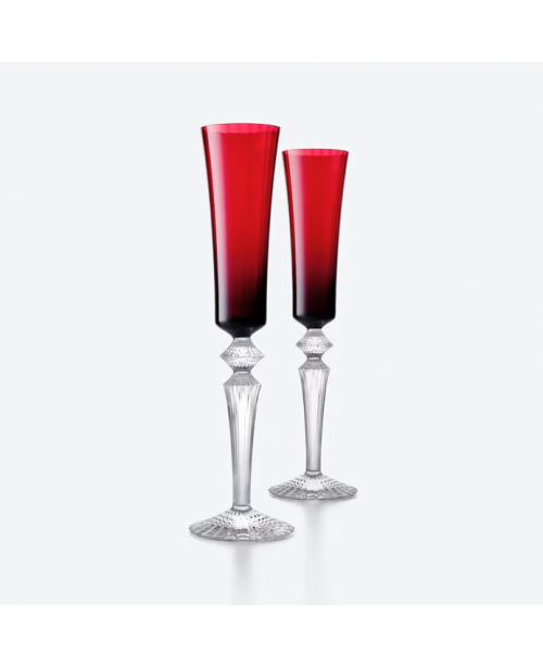 Baccarat - Mille Nuits Red Flutes Set of...