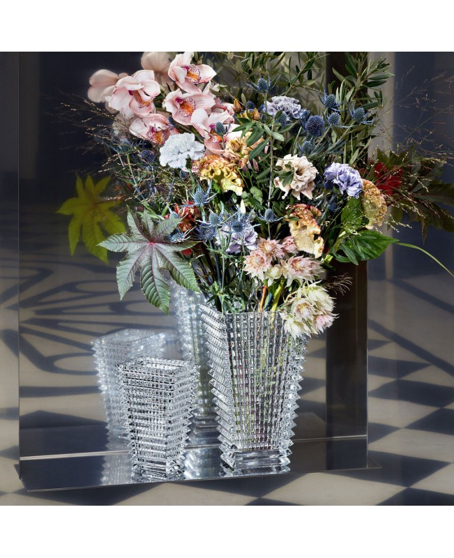 Baccarat - Eye Rectangular Vase 200 - Clear