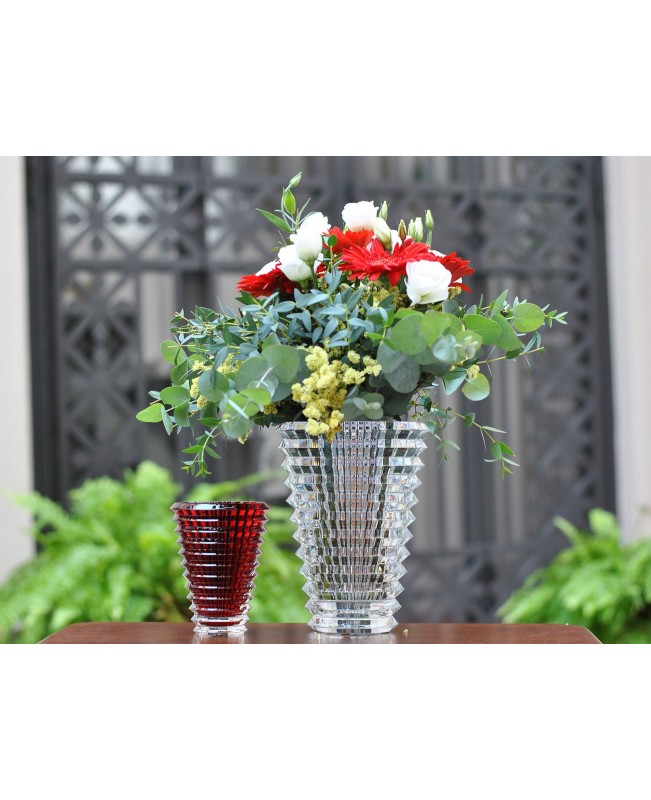 Baccarat - Eye Oval Vase 240- Clear
