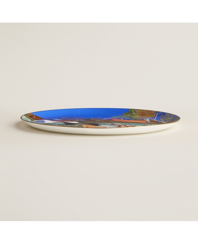 Hermes - Cheval d'Orient Tart Platter