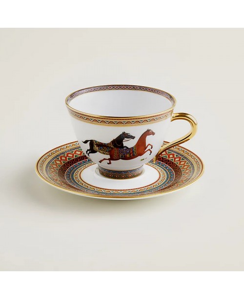 Hermes - Cheval D'Orient Tea Cup & S...