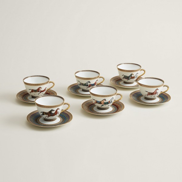 Hermes - Cheval d'Orient Tea Cup & S... Hermes - Cheval d'Orient Tea Cup & S...