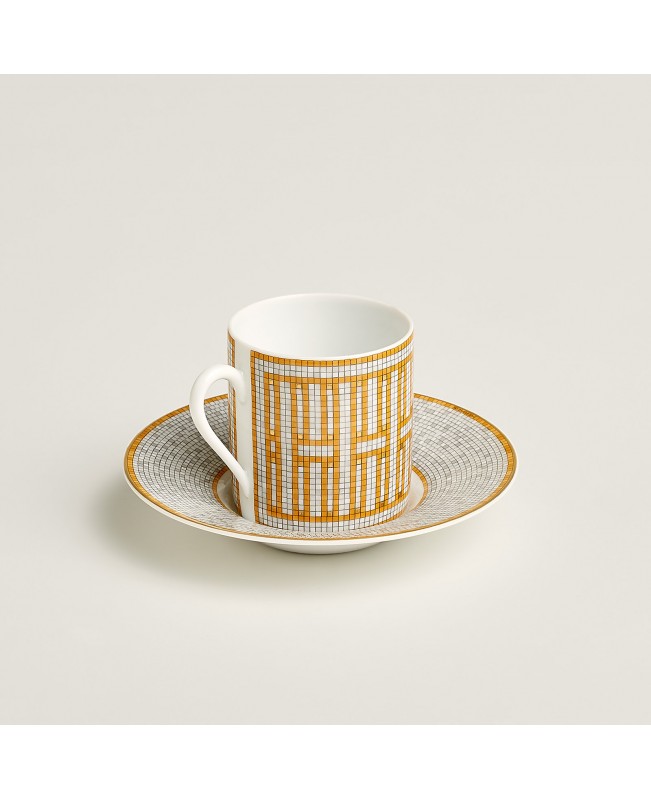 Hermes - Mosaique Au24 Coffee Cup & Saucer S/2