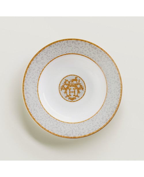 Hermes - Mosaique Au24 Rimmed Soup Plate...