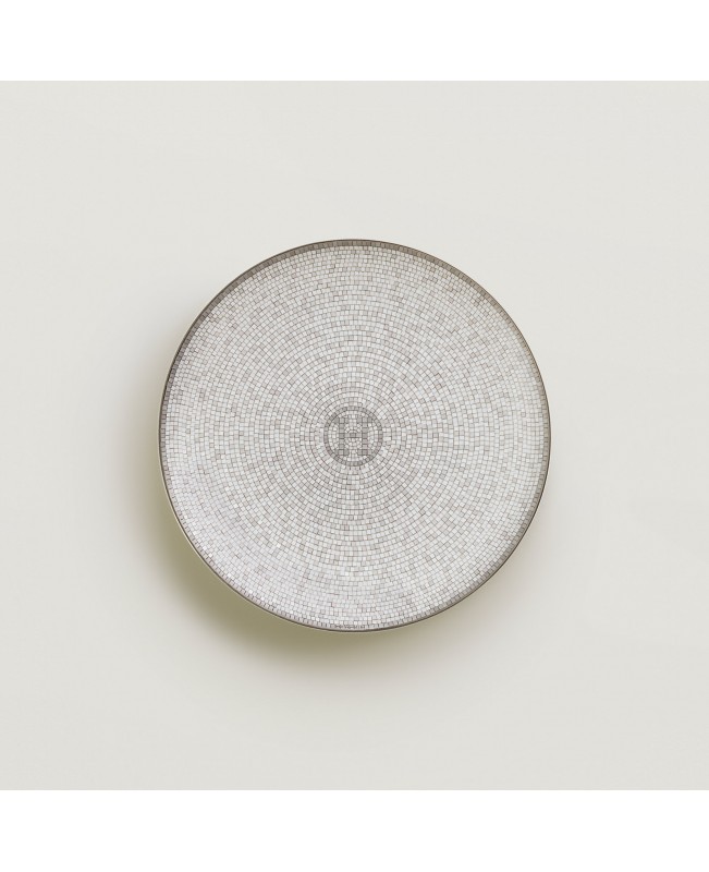 Hermes - Mosaique Au24 Platine Bread & Butter Plate S/2