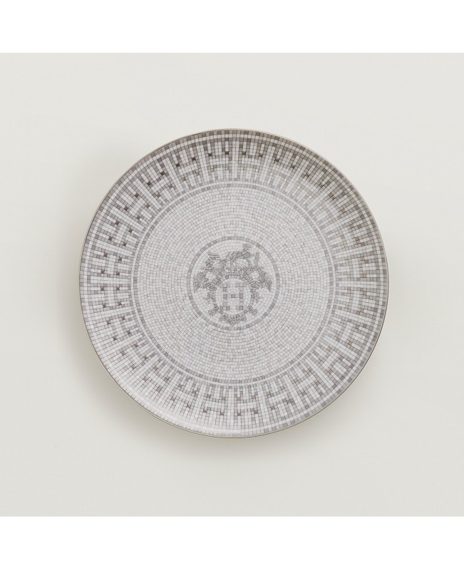 Hermes - Mosaique Au24 Platine Dessert Plate S/2