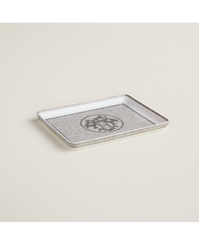 Hermes - Mosaique Au24 Platine Tray - Small