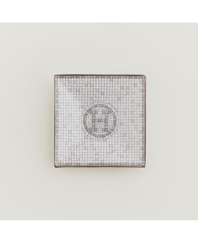 Hermes - Mosaique Au24 Platine Square Plate N1