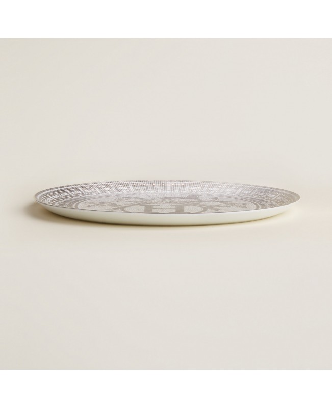 Hermes - Mosaique Au24 Platine Tart Platter