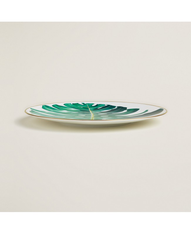 Hermes - Passifolia Dinner Plate "Philodendron" S/2