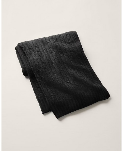 Ralph Lauren - Cashmere Navy Throw Blank...