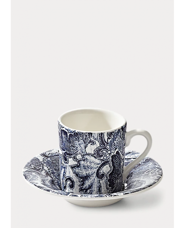 Ralph Lauren - Faded Peony Espresso Cup & Saucer S/4
