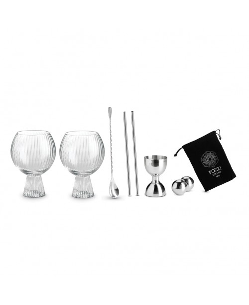Pozzi Milano - Cocktail Set - 7 pieces c...