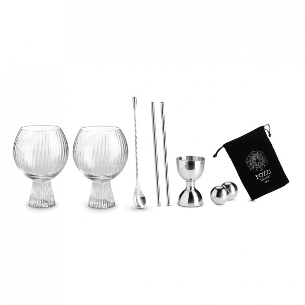 Pozzi Milano - Cocktail Set - 7 pieces c...