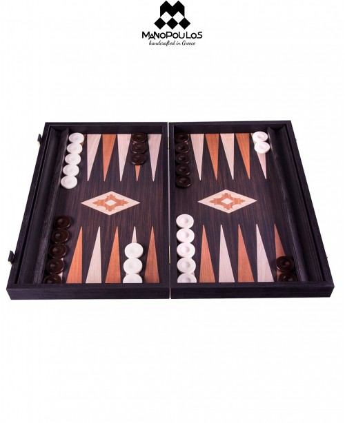 Wenge Replica Wood Backgammon - Manopoul...