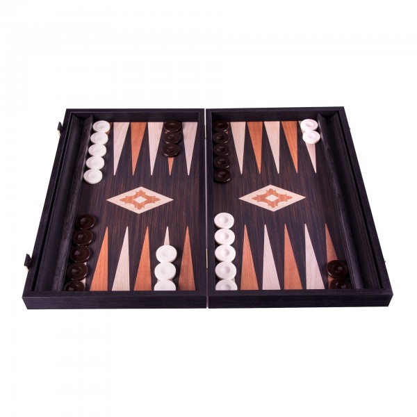 Manopoulos - Backgammon - Wenge with Wal...