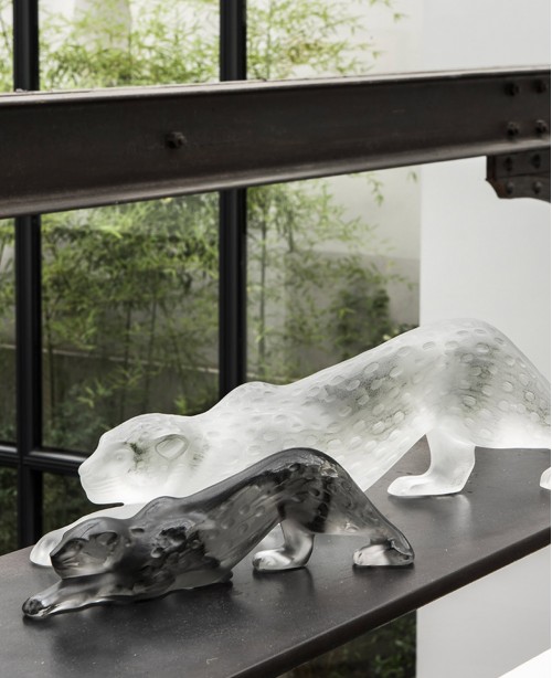 Zeila Panther Crystal Sculpture -  Small...