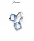 Medicis Earrings - Acqua Crystal  (Bacca...