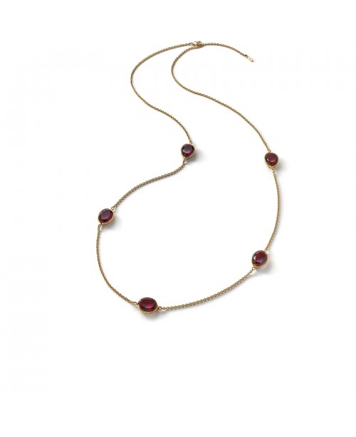 croise long necklace red - baccarat