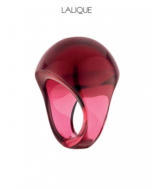 Cabochon Ring - Red (Lalique)