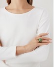 Lalique Jewelry - Cabochon Ring Antinea ...
