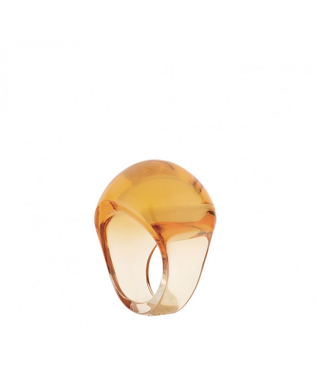 Lalique - Jewellery - Cabochon Ring Amber