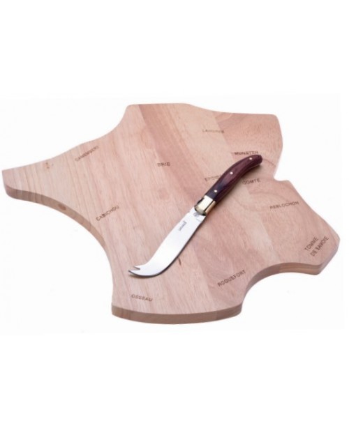 Wooden Cheeseboard and Cheese Knife - La...