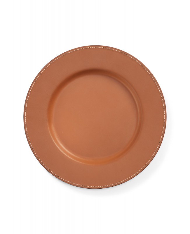 Ralph Lauren - Wyatt Saddle Leather Charger Plate
