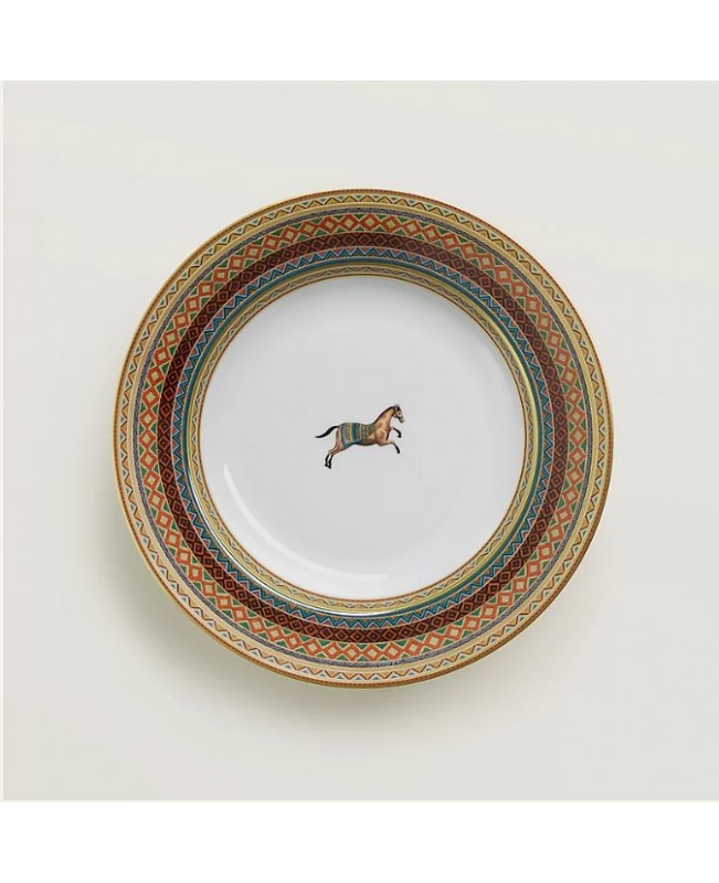 Hermes - Cheval d'Orient  Soup Plate S/2