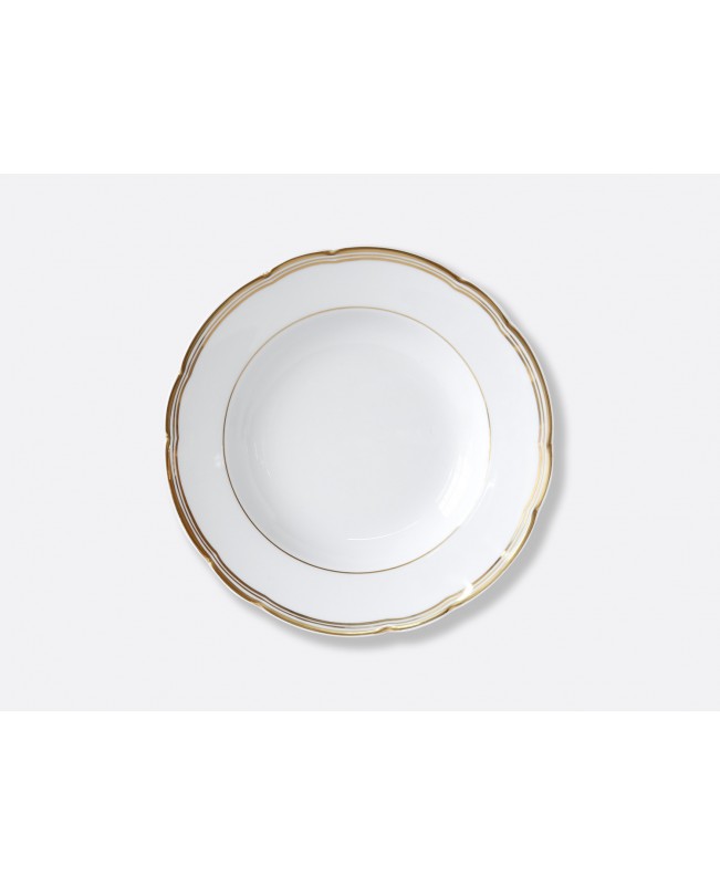 Bernardaud - Pompadour Rimmed Soup Plate S/3